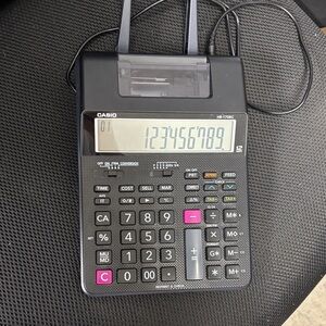 Casio HR-170RC Printing Calculator in Black